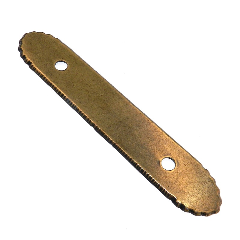 Hickory Southwest Lodge P383-BBM Blackened Brass Medallion 3cc Handle Backplate