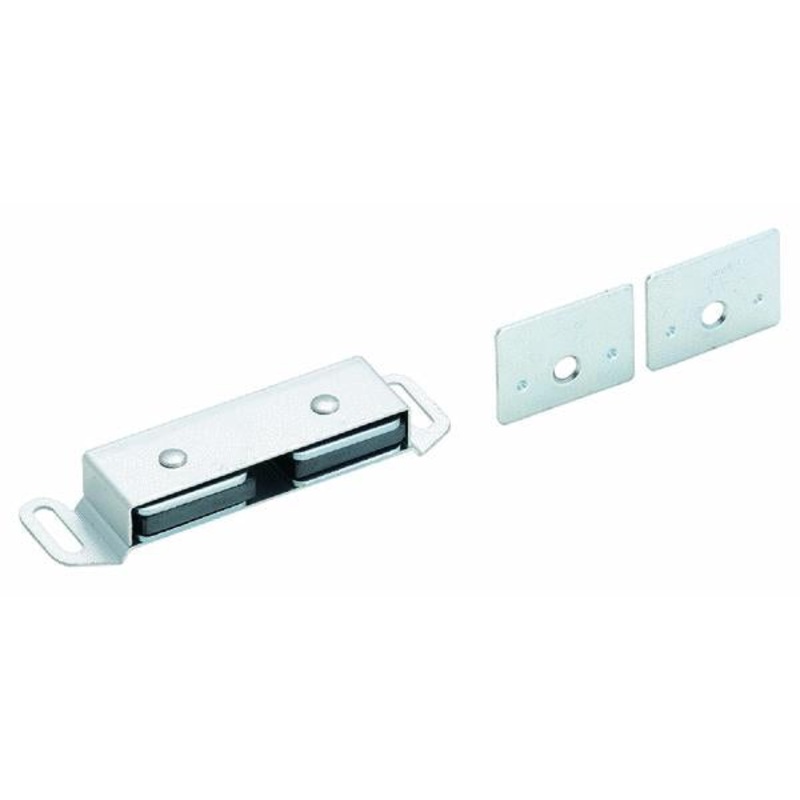 Magnetic Double Case 3-1/16 ctc Aluminum Cabinet Latch Catch BP33772-AL Amerock