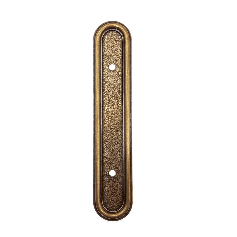 Amerock Burnished Brass Traditional 3cc Cabinet Pull Backplate BP744-BB