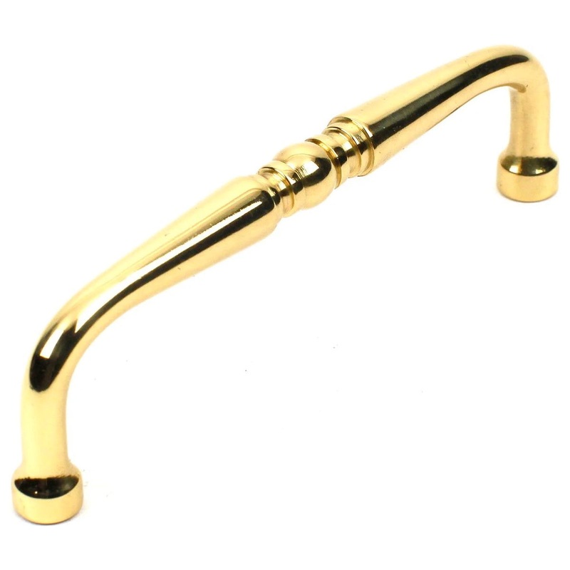 Century Elegance 10737-3 Polished Brass 4cc Wire Pull Cabinet Handle