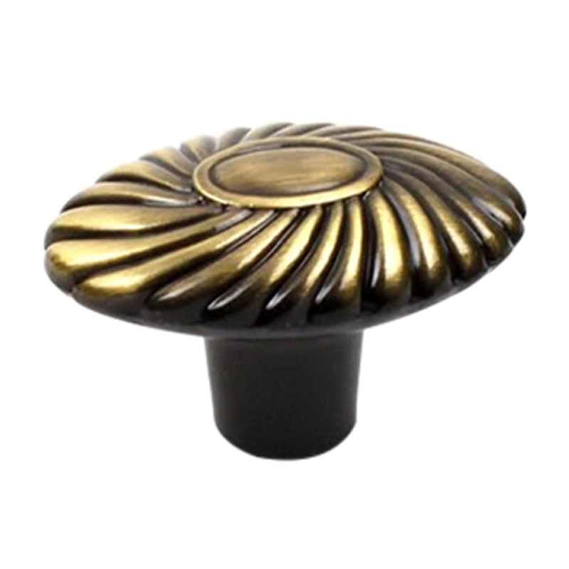 Century Hardware Orchid 26709-ABH Brushed Antique Brass 1 5/8 Cabinet Knob Pull