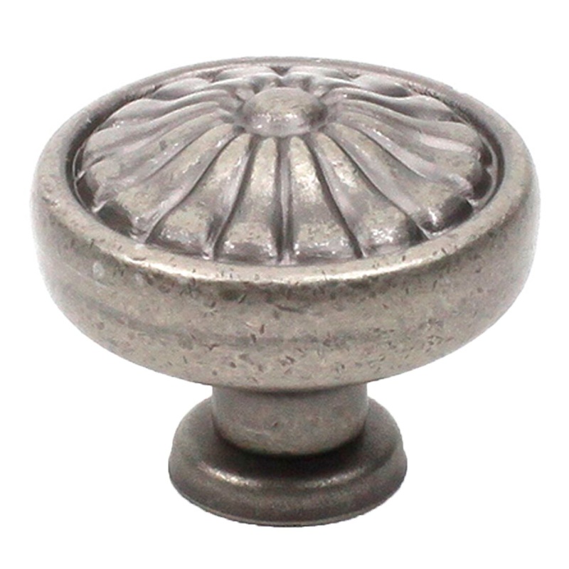 Century Hartford 15326-AP Aged Pewter 1 1/4 Solid Brass Cabinet Knob Pull