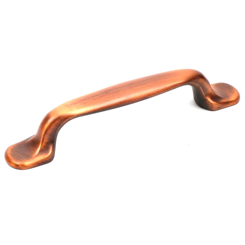 Century Lisbon 21456-ACH Brushed Antique Copper 3 3/4 (96mm)cc Cabinet Handle