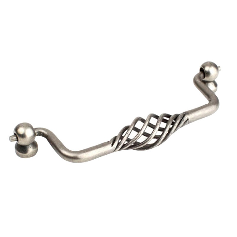 Century Orleans 44037-APM Antique Pewter 3 3/4 (96mm)cc Arch Cabinet Handle