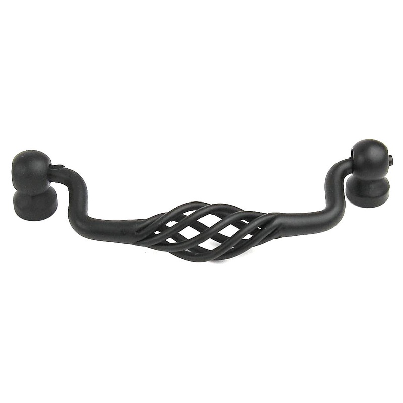 Century Orleans 44037-MB Matte Black 3 3/4 (96mm)cc Arch Pull Cabinet Handle