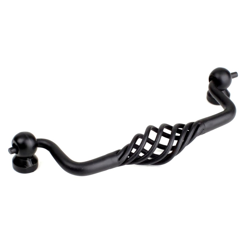 Century Orleans 44038-MB Matte Black 5 (128mm)cc Bail Pull Drawer Handle