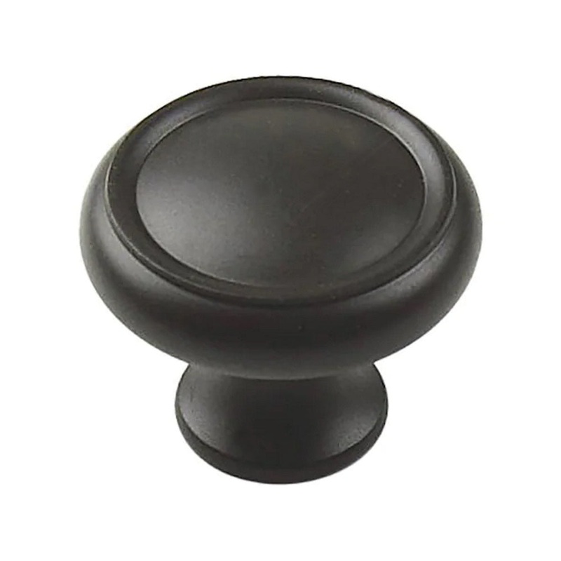 Century Plymouth 11626-10B Oil-Rubbed Bronze 1 1/4 Solid Brass Cabinet Knob