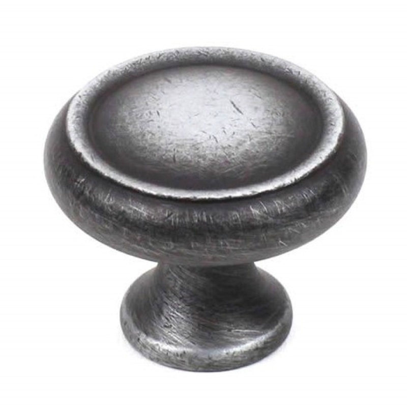 Century Plymouth 11626-WP Weathered Pewter 1 1/4 Solid Brass Cabinet Knob Pull