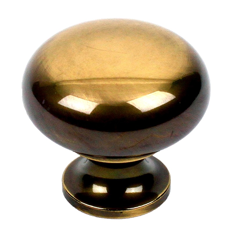 Century Plymouth 12405-PA Polished Antique 1 1/4 Solid Brass Cabinet Knob Pull