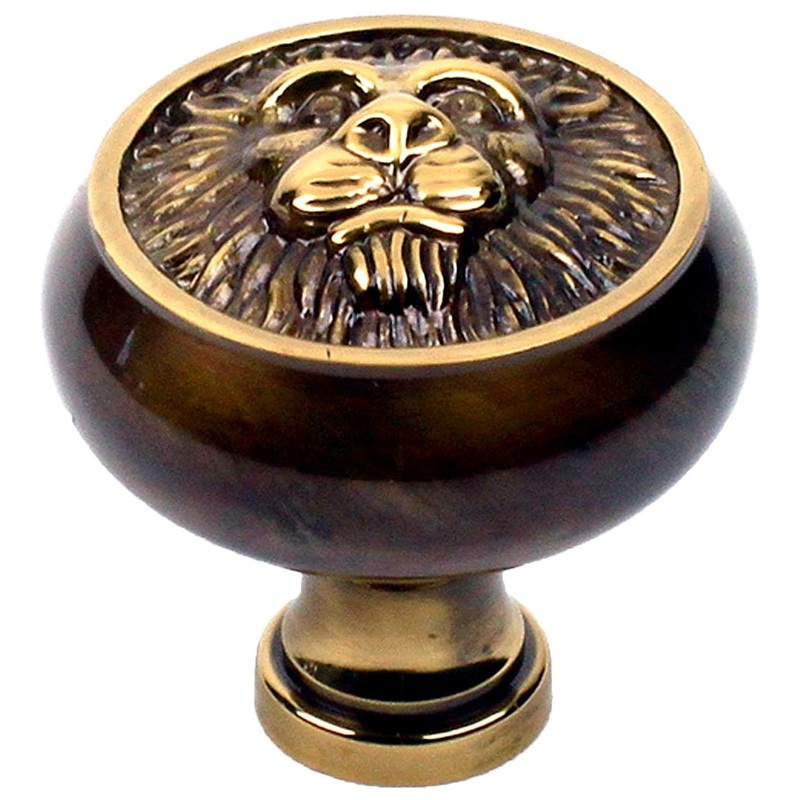 Century Roman 19308-PA Polished Antique 1 1/2 Solid Brass Cabinet Knob Pull