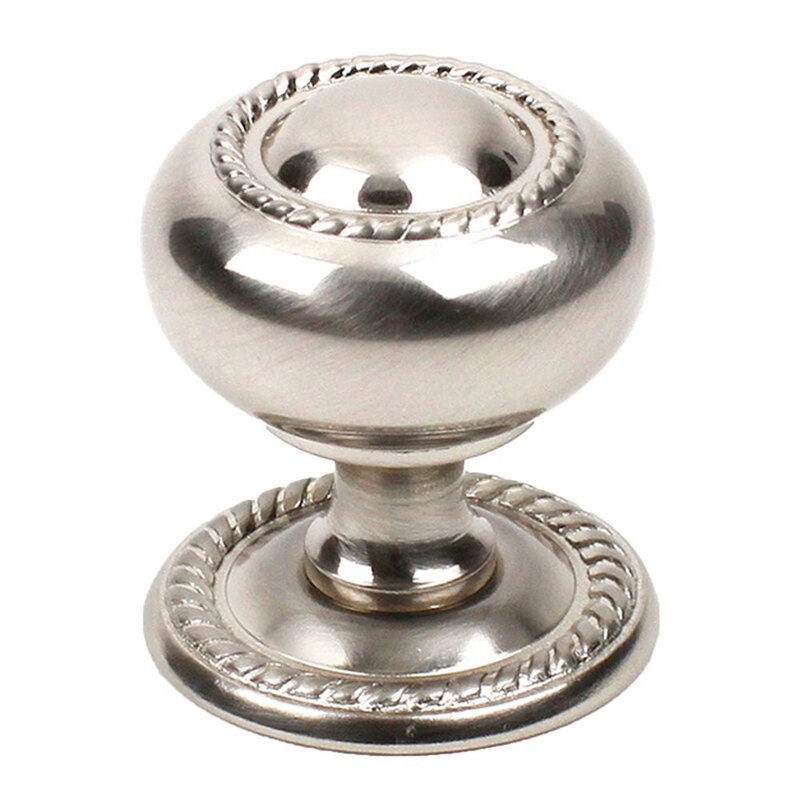 Century Saturn 15026-15 Satin NIckel 1 1/4 Hollow Brass Cabinet Knob Pull