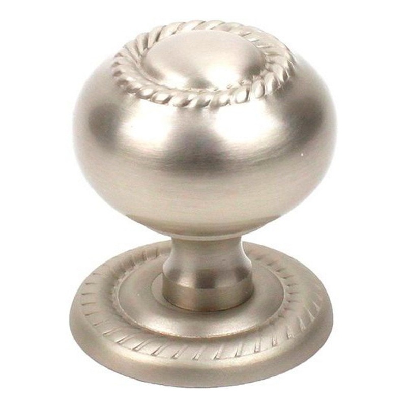 Century Saturn 15056-DSN Dull Satin Nickel 1 1/4 Hollow Brass Cabinet Knob Pull
