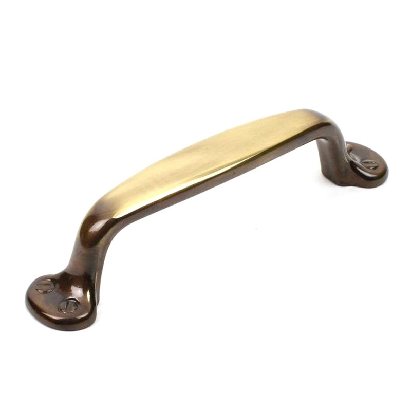 Century Yukon 18137-PA Polished Antique 4cc Arch Pull Cabinet Handle