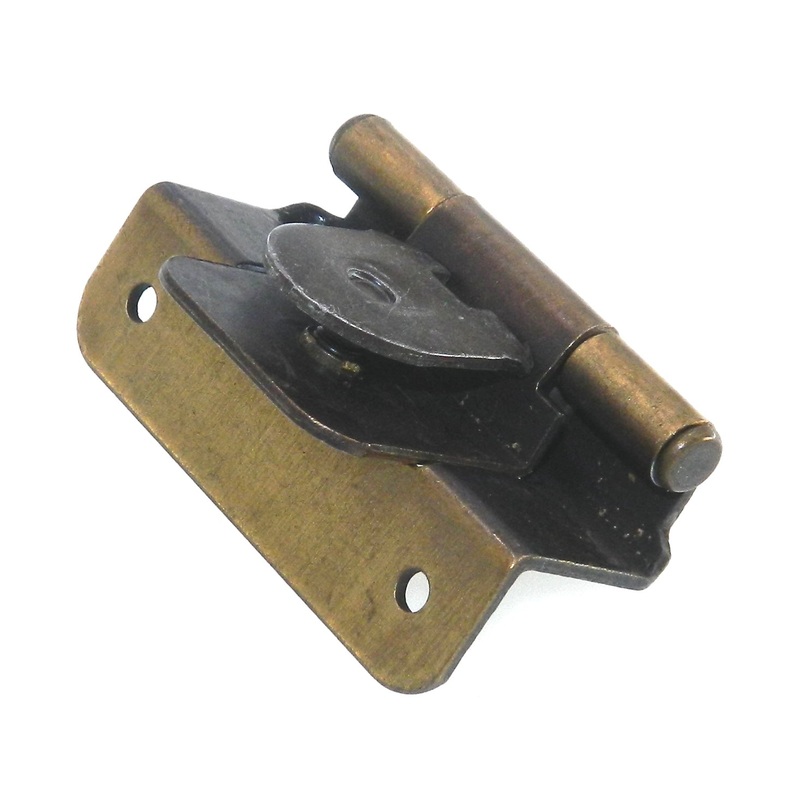Single Demountable Cabinet Hinge 1/2 Overlay Antique English CM7719-AE