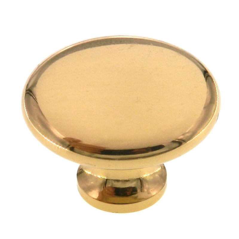 Amerock Advantage Bright Brass 1-1/2 Round Cabinet Knob Pull BP1425-3