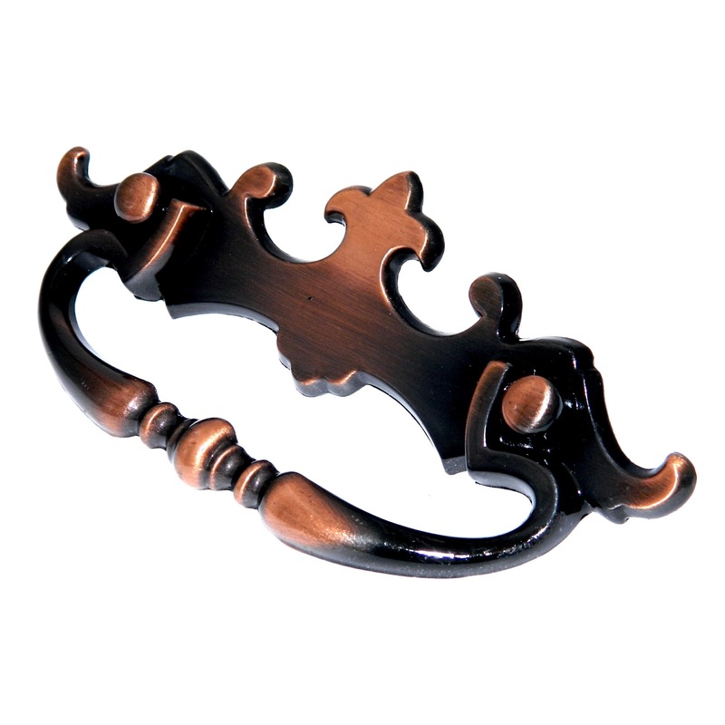 Amerock BP152-AC Colonnade 3cc Drawer Drop Pull in Antique Copper