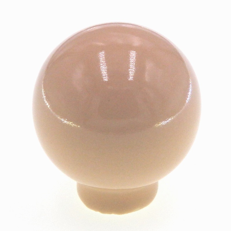 Amerock Ceramics Almond 1 1/4 Round Cabinet Knob Pull BP72001-AM