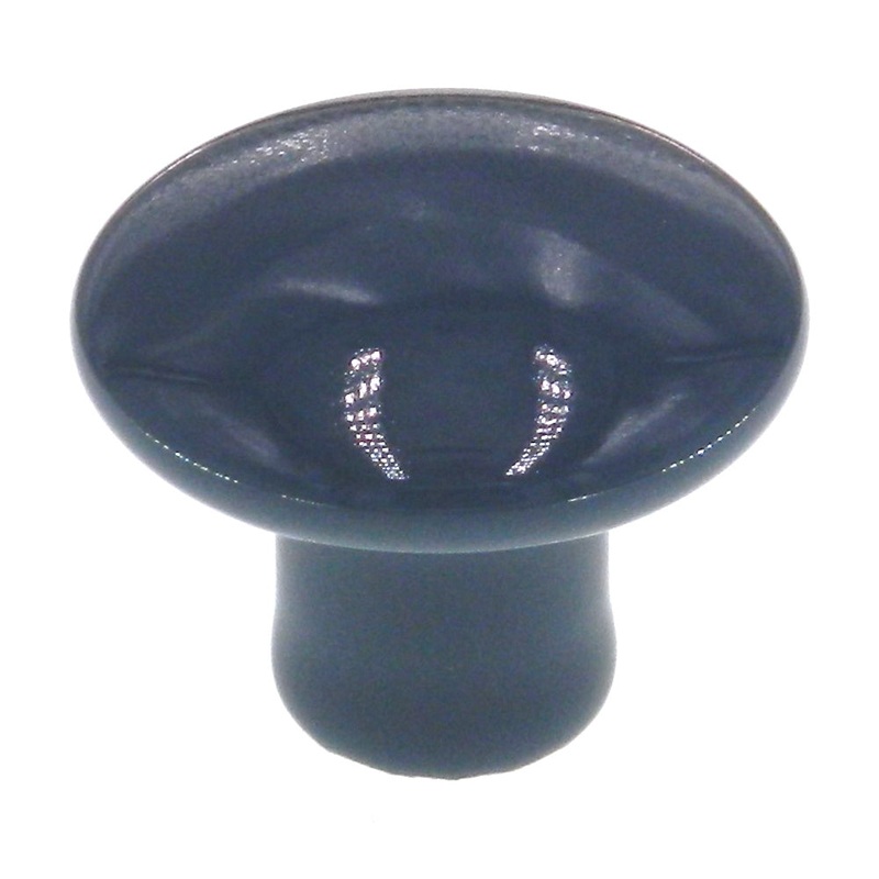 Amerock Ceramics Slate Blue 1 3/8 Round Cabinet Knob Pull BP72002-SBL