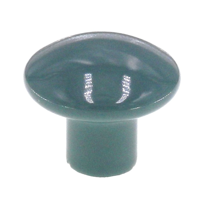 Amerock Ceramics Victorion Teal 1 3/8 Round Cabinet Knob Pull BP72002-VTL