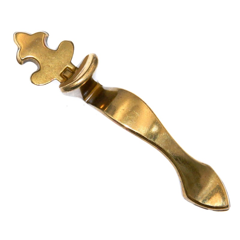 Amerock Colonnade BP156-R1 Regency Brass 3cc Cabinet Handle Thumb Pitcher Pull