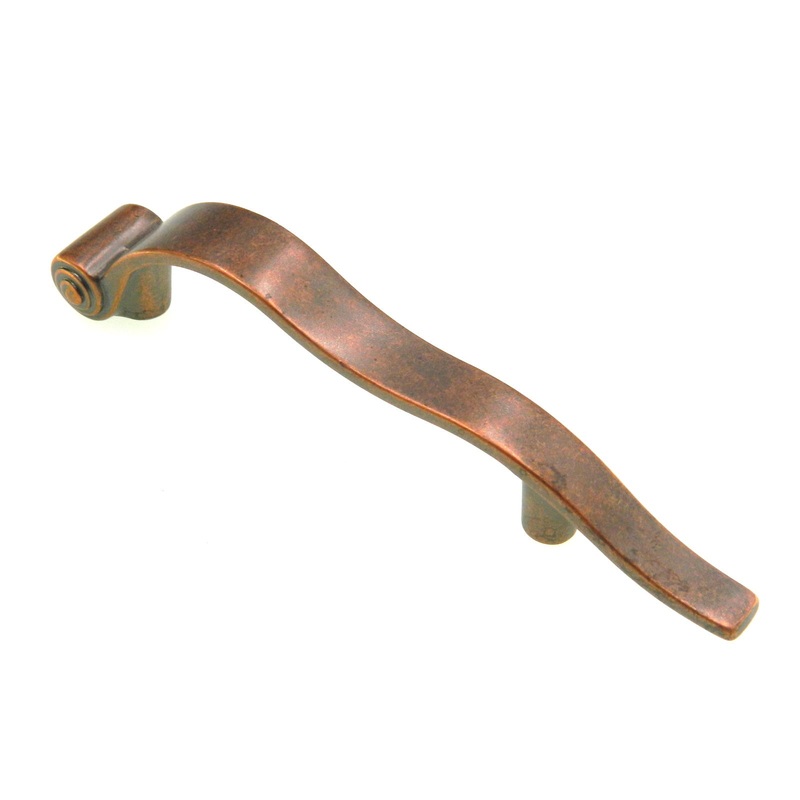 Amerock Divinity Weathered Copper 3 CTC Cabinet Arch Pull Handle BP19254WC