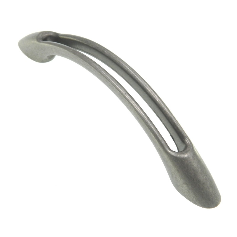 Amerock Essential’Z Weathered Nickel 3 3/4 (96mm) CTC Cabinet Handle BP19202WN