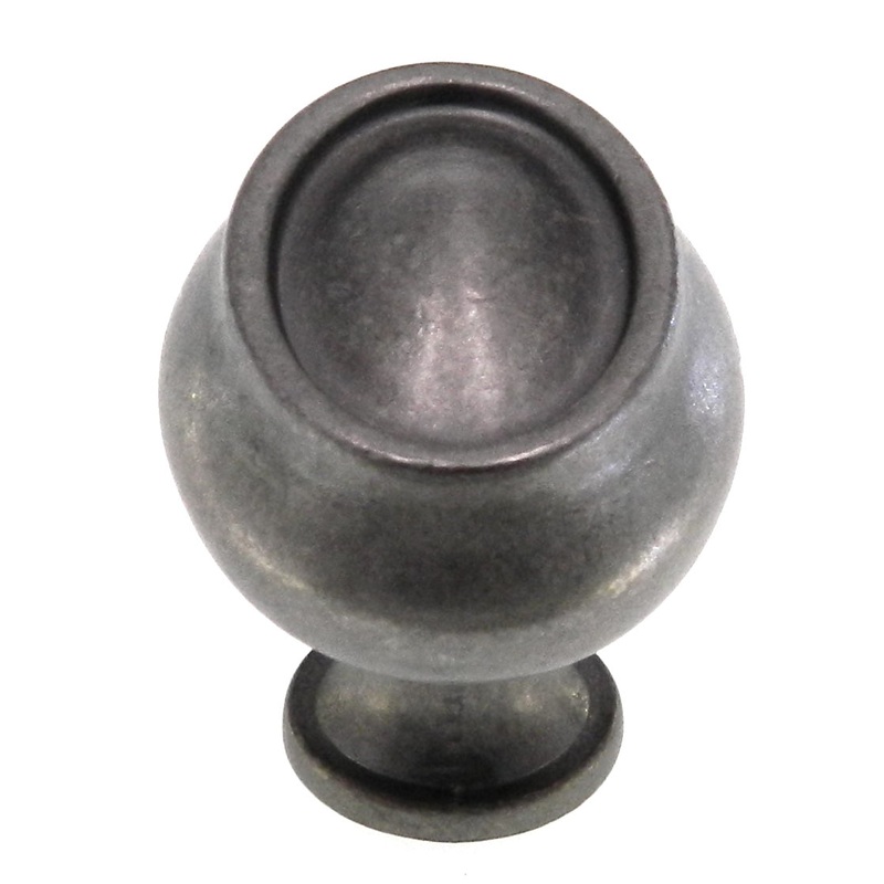 Amerock Manor House Weathered Nickel 1 1/2 Oval Cabinet Knob Pull BP26127WN