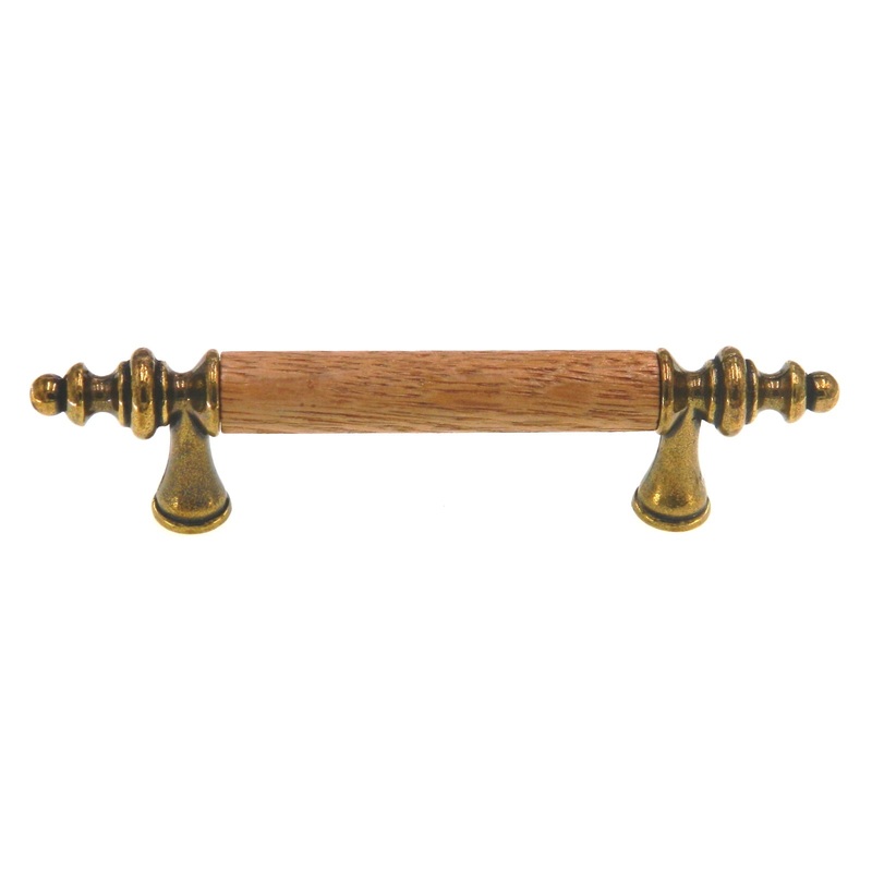 Amerock Royal Burnished Brass, Oak 3 CTC Cabinet Arch Pull Handle BP76242-OB