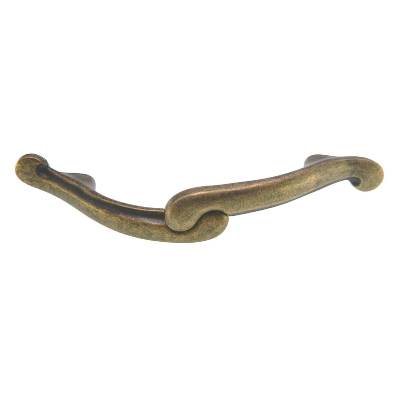 Amerock Yin Yang Weathered Brass 3 CTC Cabinet Arch Pull Handle BP19256R2