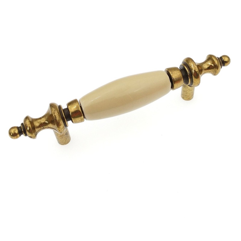Belwith Tranquility P64-LAD Lancaster Hand Polished Almond 3 CTC Cabinet Handle