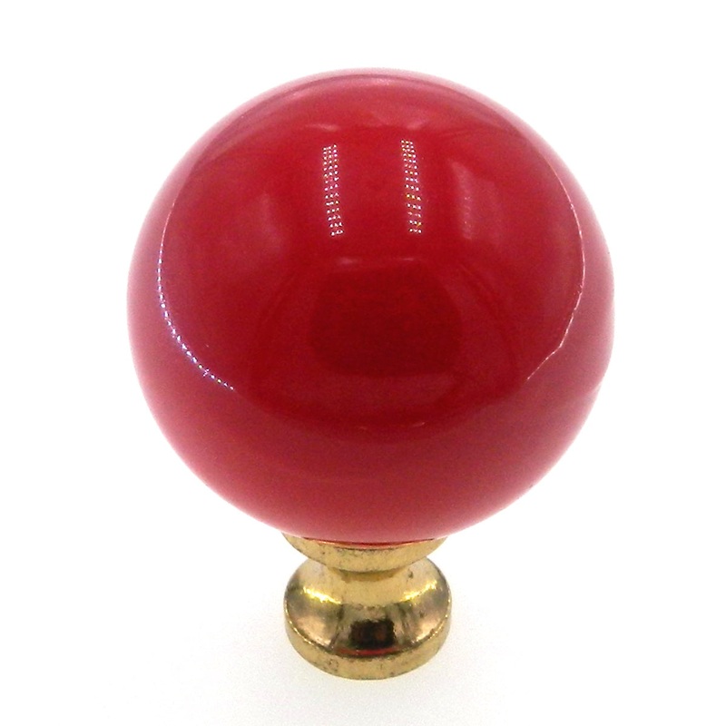 Vintage Amerock Allison Red 1 1/4 Round Cabinet Knob 219RED