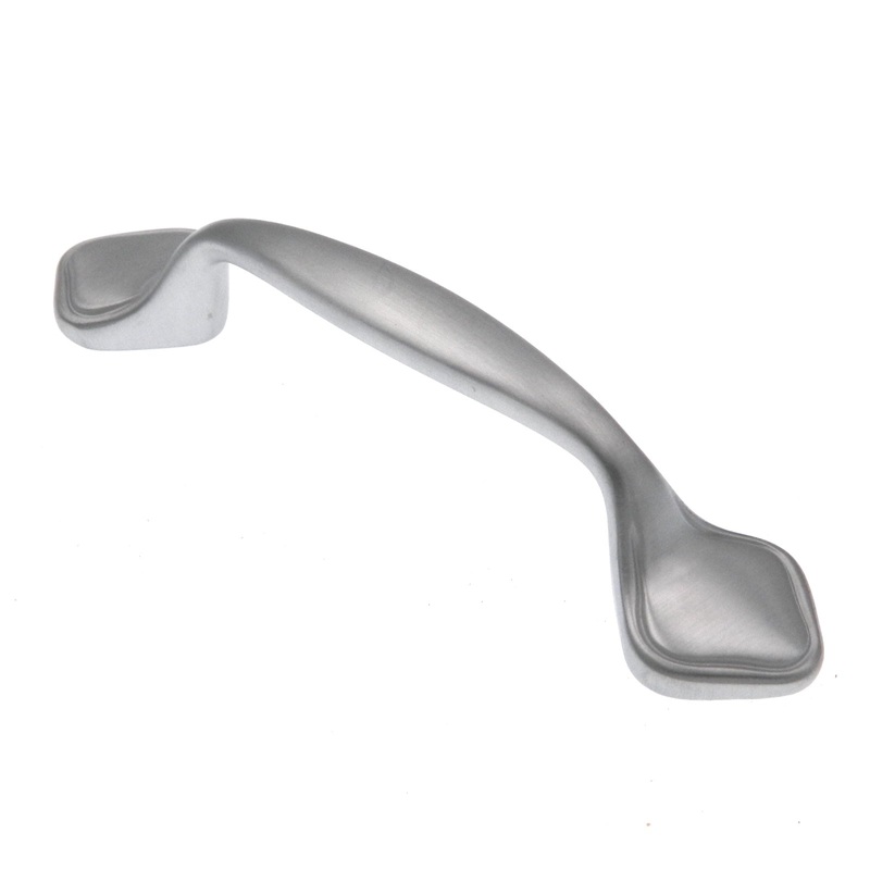 Vintage Amerock Allison Satin Chrome 3cc Cabinet Arch Pull Handle 253SCH