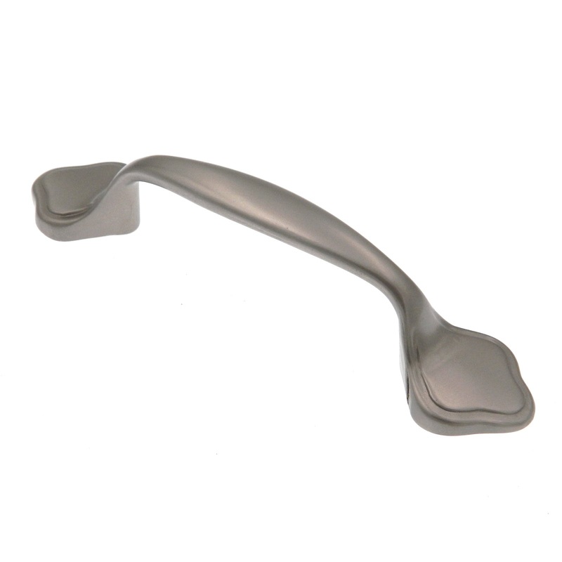 Vintage Amerock Allison Satin Nickel 3cc Cabinet Arch Pull Handle 253G10