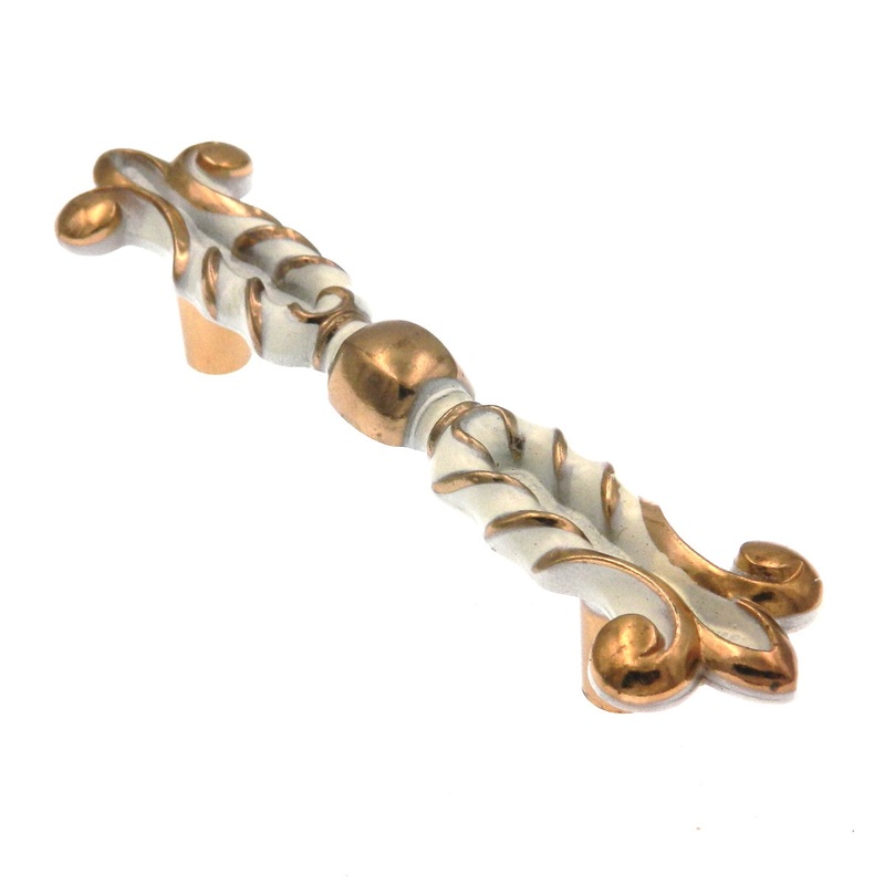 Vintage Amerock Bonaventure White 3cc Cabinet Bar Pull Handle BP270-RW