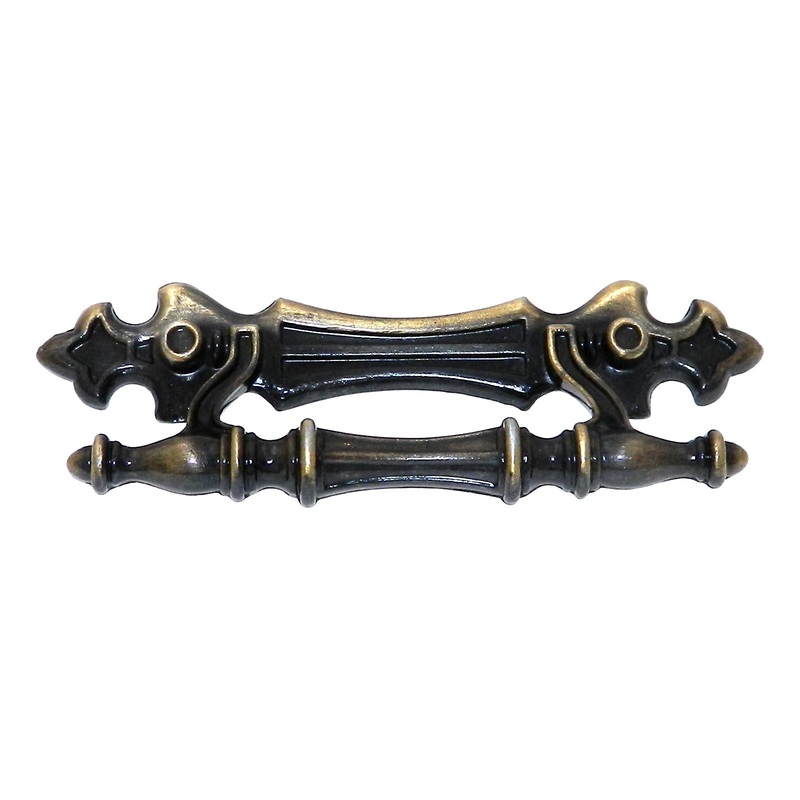 Vintage Amerock French Colony Antique English 3cc Drawer Drop Pull BP182-AE