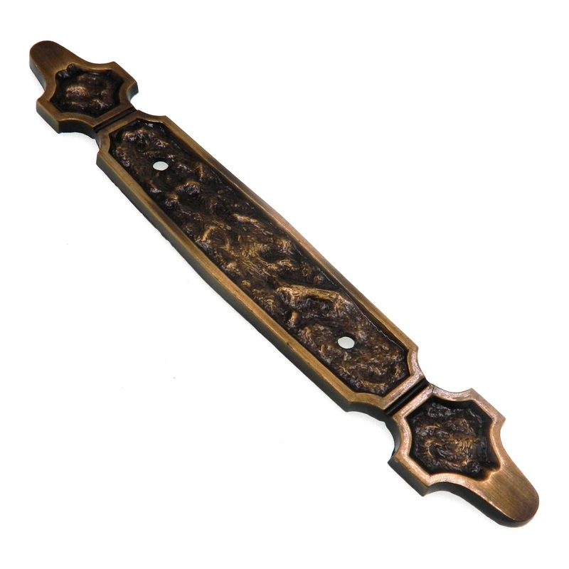 Vintage Amerock Mirada Antique English 3cc Cabinet Pull Backplate BP166-AE