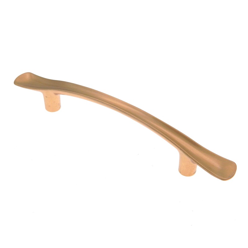 Vintage Amerock Modern Dull Bronze 3cc Cabinet Arch Pull Handle BP102-10