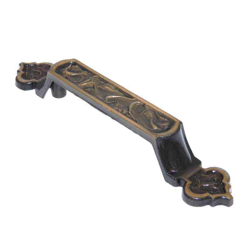 Vintage Amerock Monterey Antique English 3cc Cabinet Arch Pull Handle BP196-AE