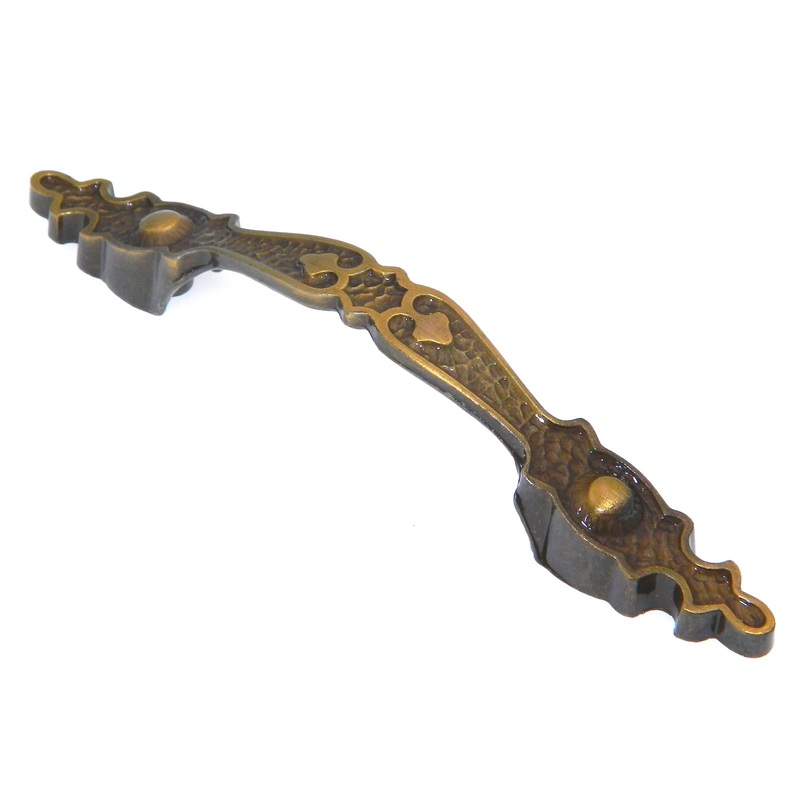 Vintage Amerock Serenata Antique English 3cc Cabinet Arch Pull Handle BP153-AE