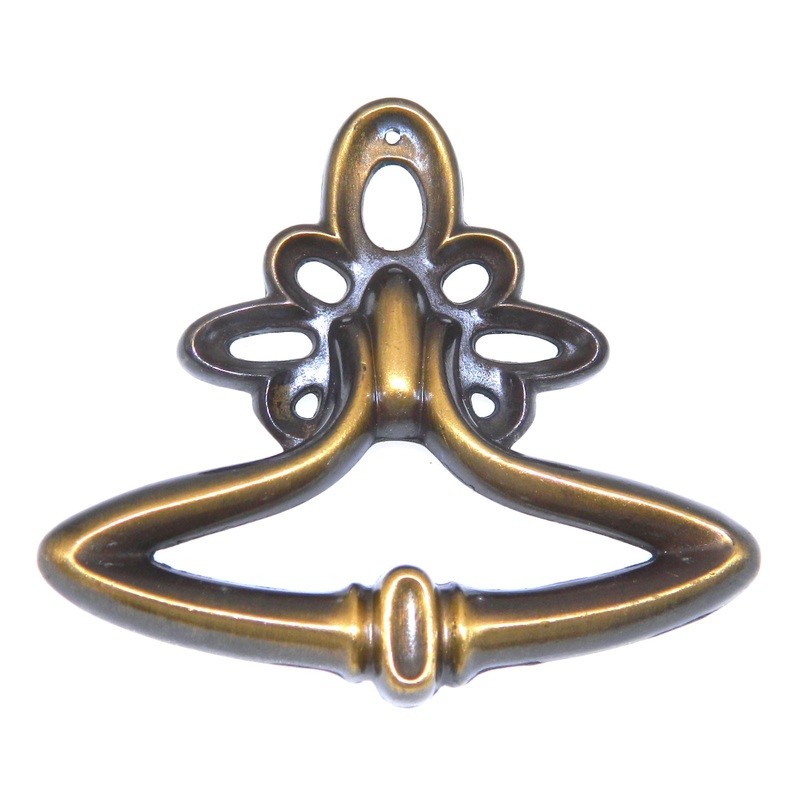 Vintage Amerock Valencia Antique English 3 1/4 Furniture Ring Pull BP108-AE