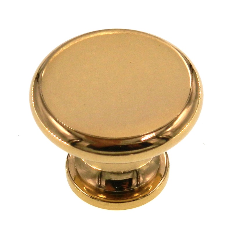 Amerock Advantage Bright Brass 1-1/4 Round Cabinet Knob Pull BP1961-B