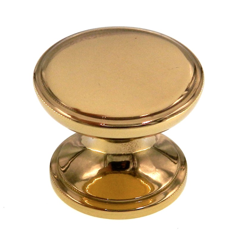 Amerock Advantage Bright Brass 1-1/4 Round Cabinet Knob Pull BP4257-B