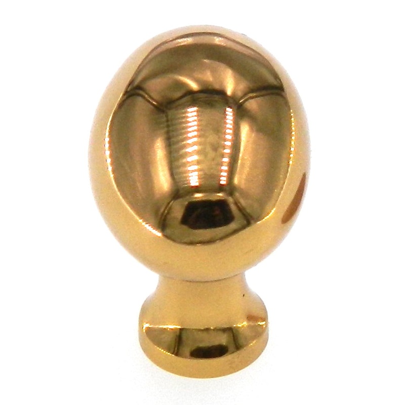 Amerock Advantage Bright Brass 1-1/8 Oval Cabinet Knob Pull BP1442-3