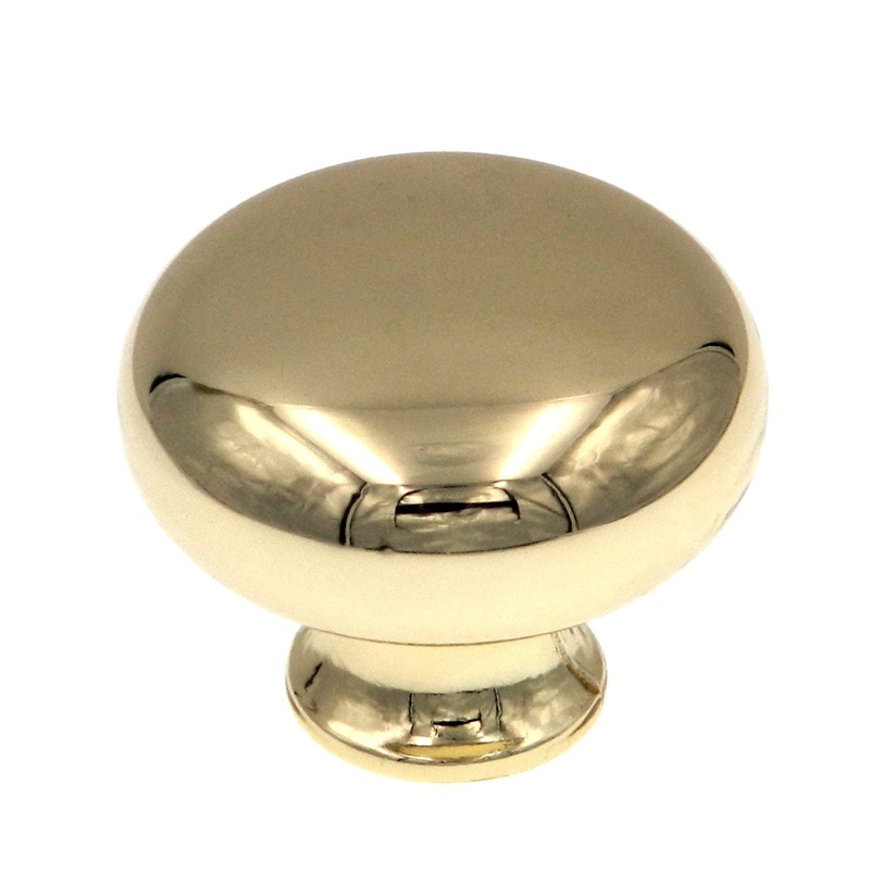 Amerock Allison Bright Brass Designer 1 5/16 Round Cabinet Knob 69268