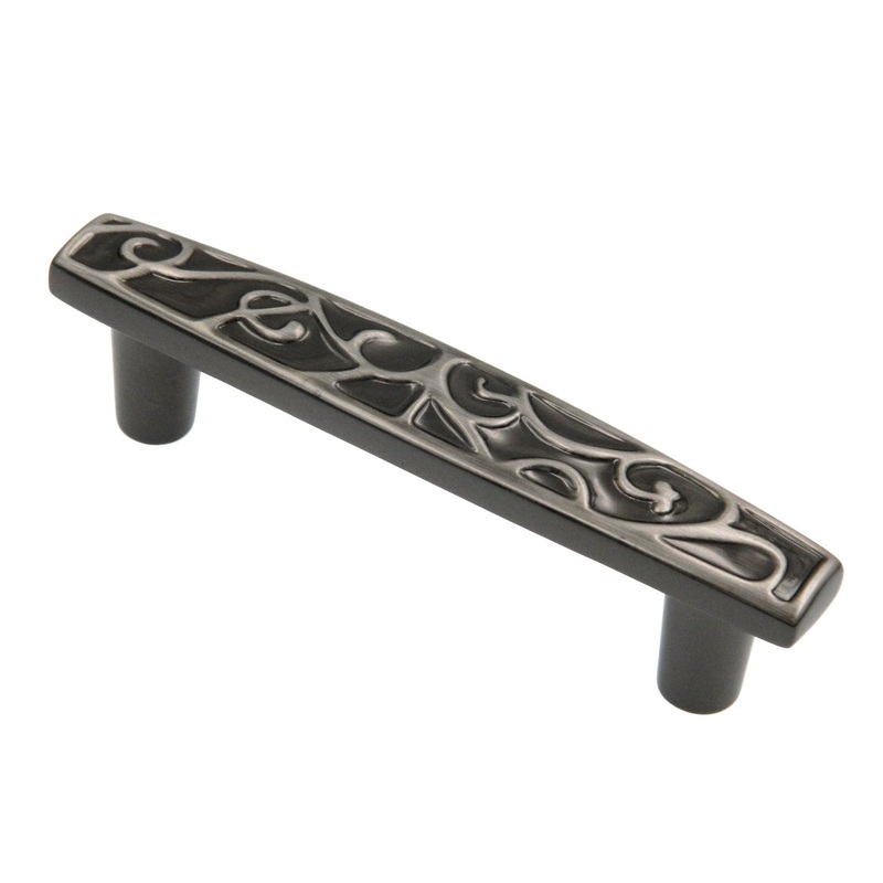 Amerock Ambrosia Pewter 3cc Decorative Drawer Bar Pull BP4480PWT