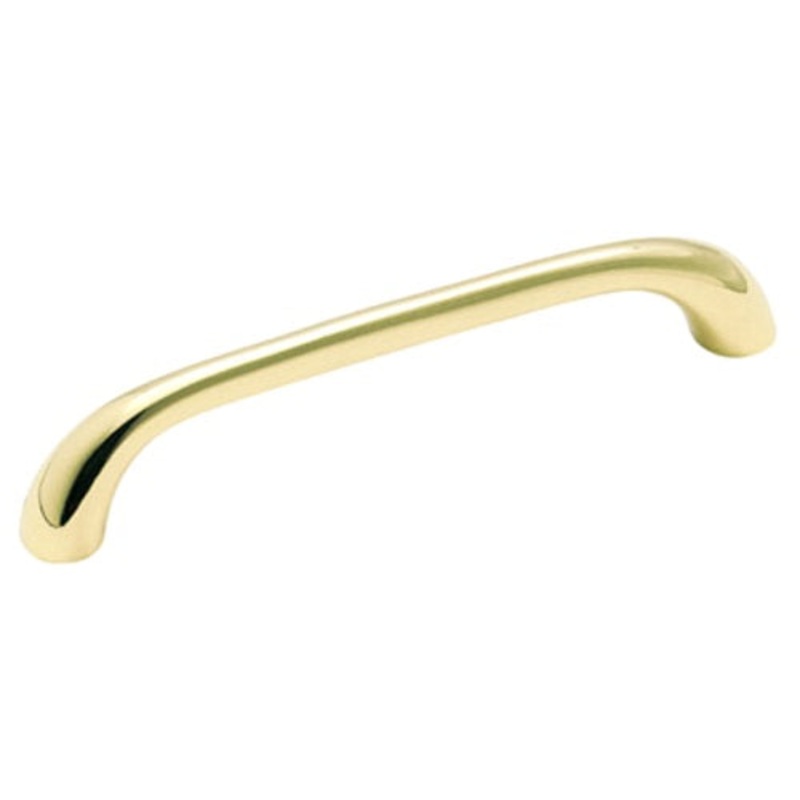 Amerock BP1970-B Solid Brass 3 3/4cc Cabinet Handle Pull