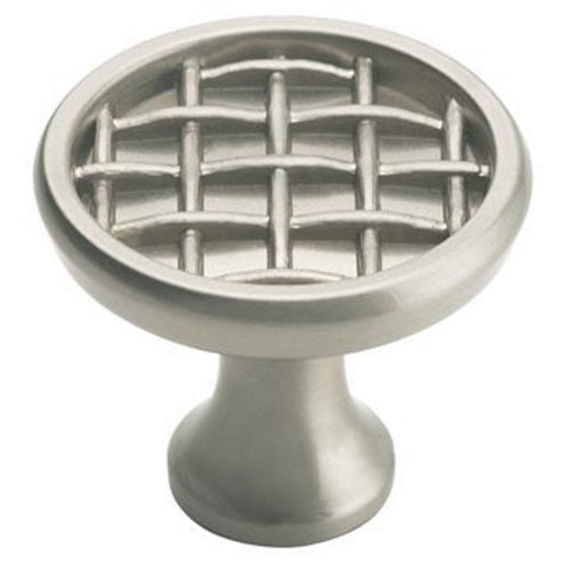 Amerock BP26125-G10 Satin Nickel 1 3/8 Weave Cabinet Knob Pulls Patterns