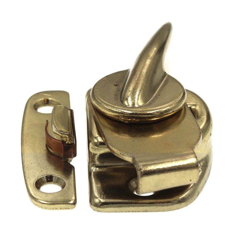 Amerock BP7045-3 Bright Brass Steel Window Cam Sash Lock