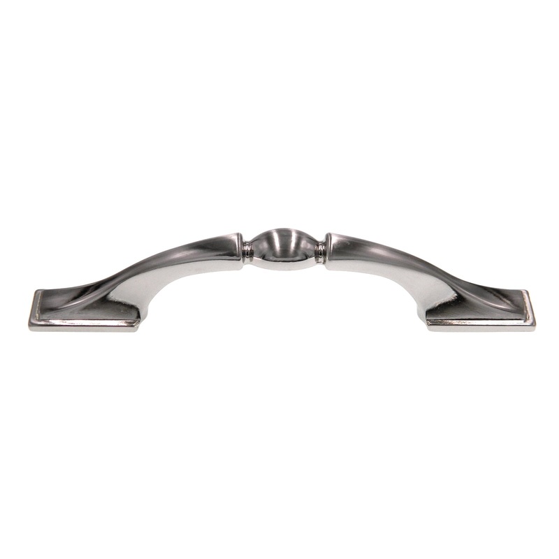 Amerock Brass & Sterling Traditions BP1302-G9 Sterling Nickel 3cc Handle Pull