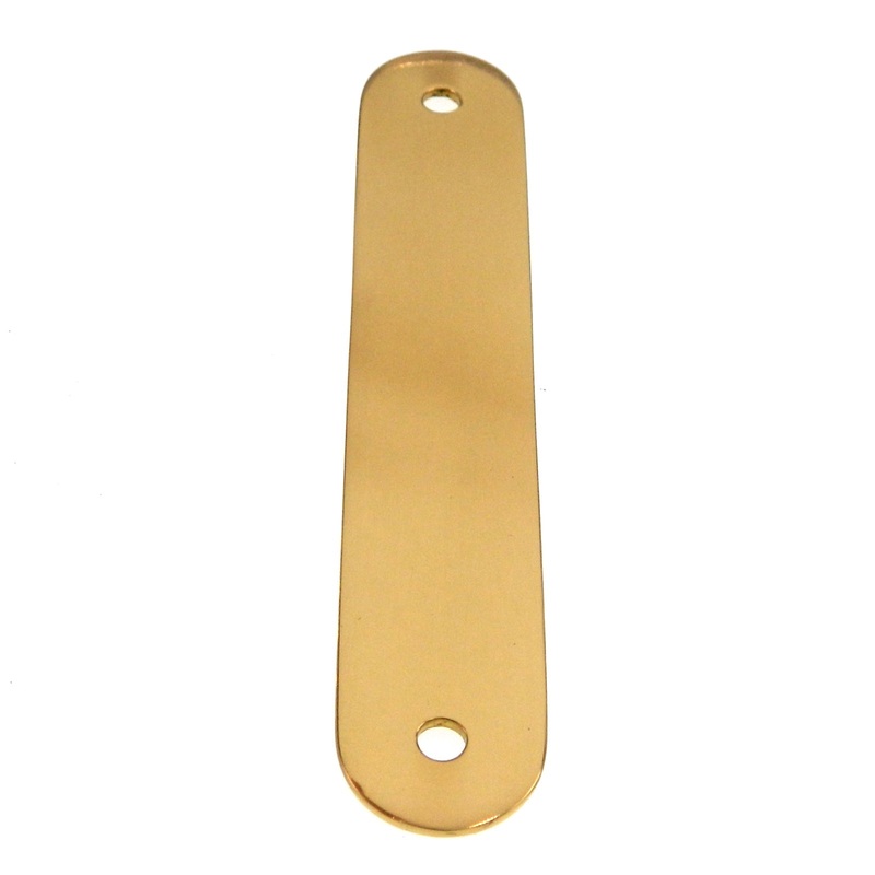 Amerock Bright Brass 3 3/4cc Cabinet Handle Pull Backplate BP1971-B